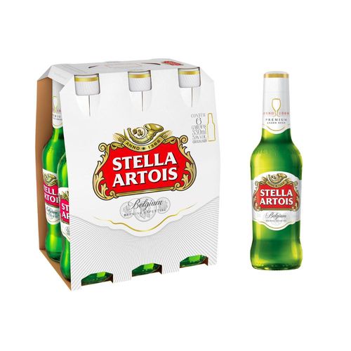 Cerveja Stella Artois 330ml Pack (6 unidades)
